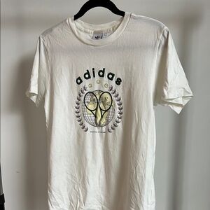 Adidas Cream Graphic Tee
